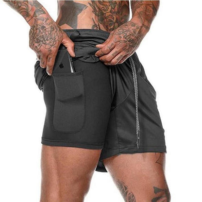 Men’s 2-in-1 Running Shorts – GYM, Fitness y Entrenamiento
