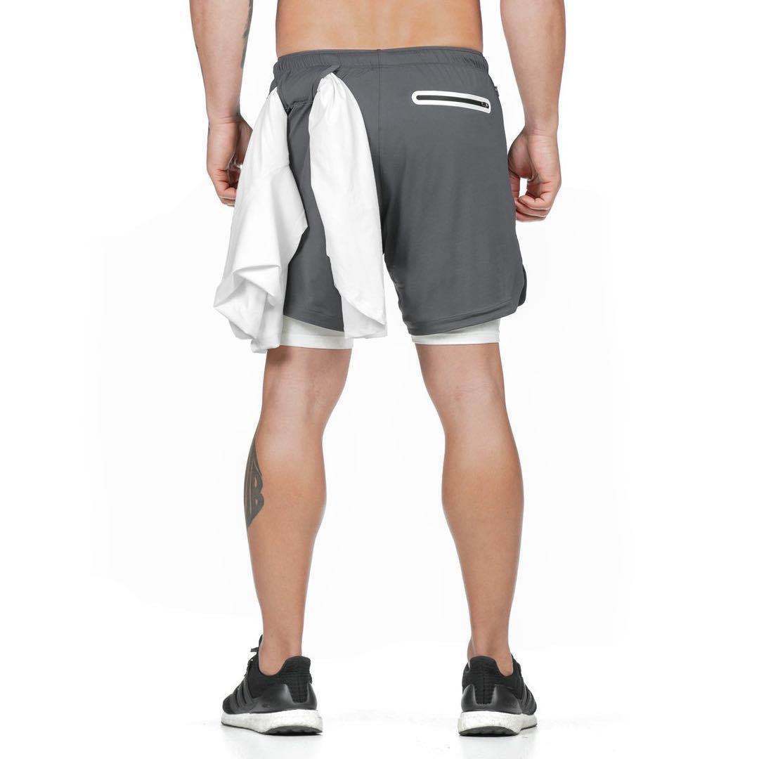 Men’s 2-in-1 Running Shorts – GYM, Fitness y Entrenamiento